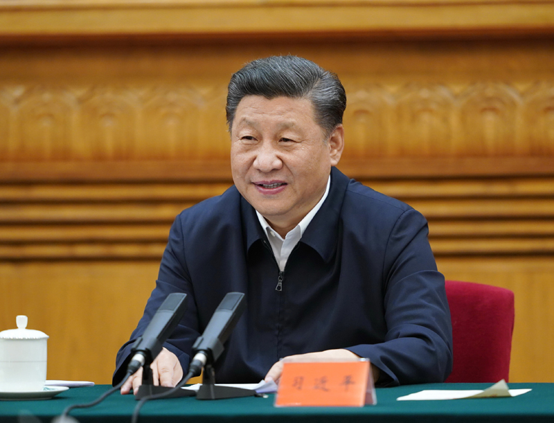 7月21日，中共中央總書記、國(guó)家主席、中央軍委主席習(xí)近平在京主持召開企業(yè)家座談會(huì)并發(fā)表重要講話。新華社記者 岳月偉 攝